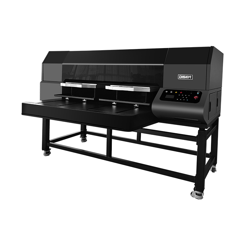 DS-Y4050 Двухстанция Dtg Printing Широкоформатный принтер DTG с 4 печатающими головками I3200