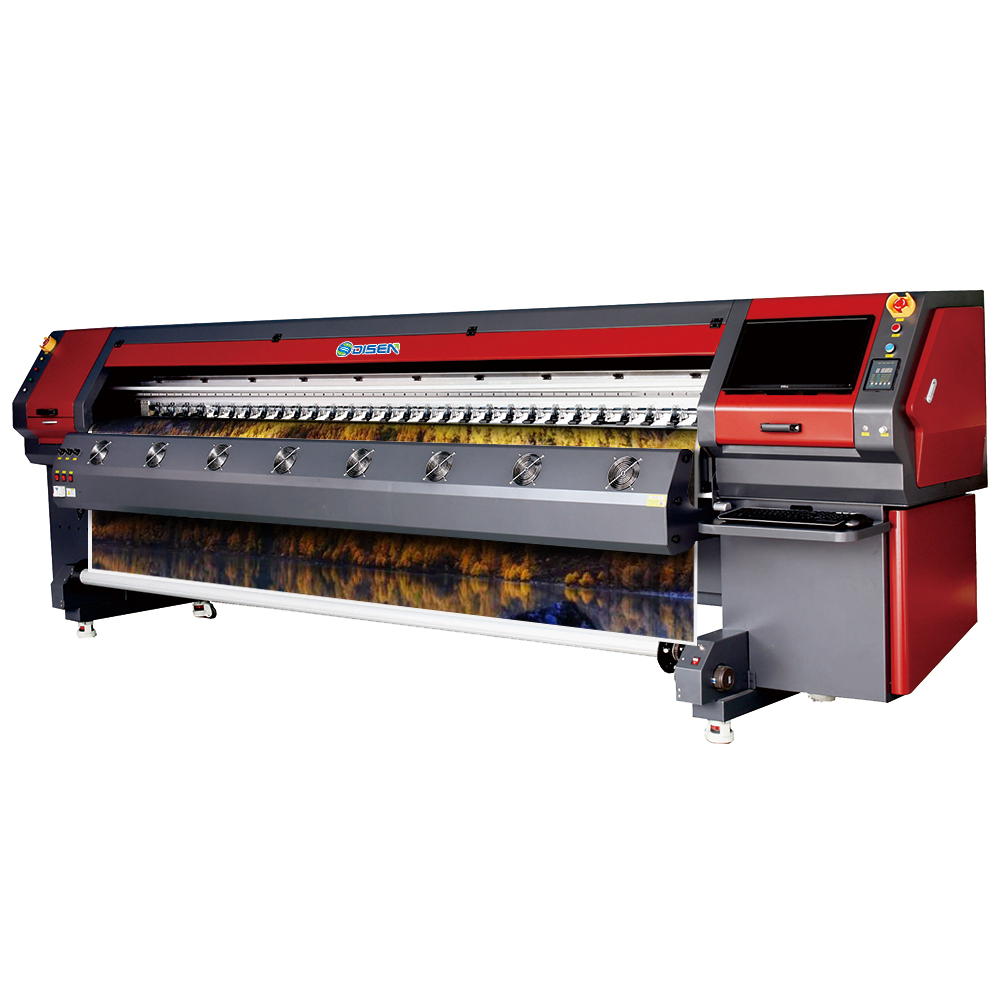 Больший формат 3,2 м I3200 Экосольвентный/сублимационный принтер Струйный принтер для этикеток Рулонный струйный принтер с пятью головками Печатная машина