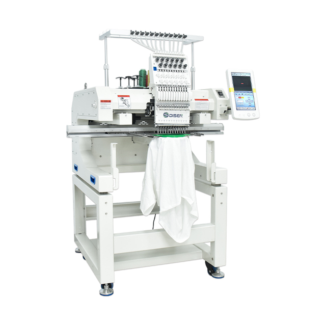 Компьютеризированная вышивальная машина 500*800 мм, вышивка футболок, иглы 12/15