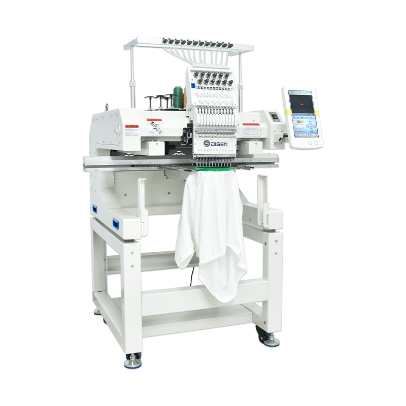 Компьютеризированная вышивальная машина 500*800 мм, вышивка футболок, иглы 12/15