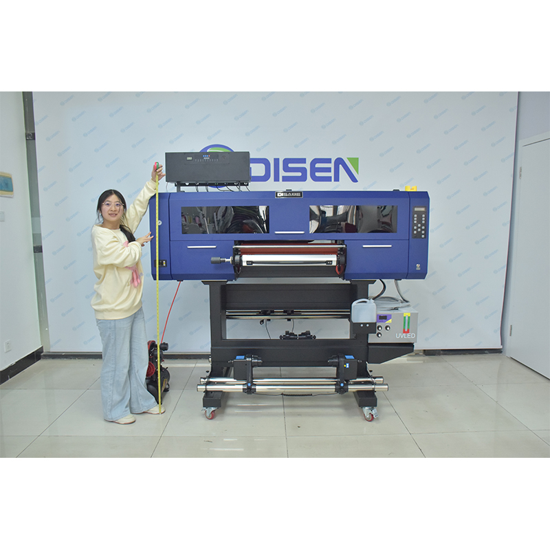 60 см УФ-принтер DTF, кристаллическая этикетка, многоцветная 3D-печать, заводская цена