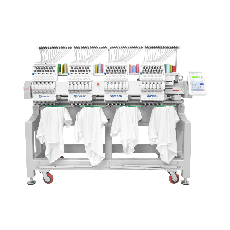DS-1504 компьютерная вышиваемая машина 4 головы футболка для шляпы