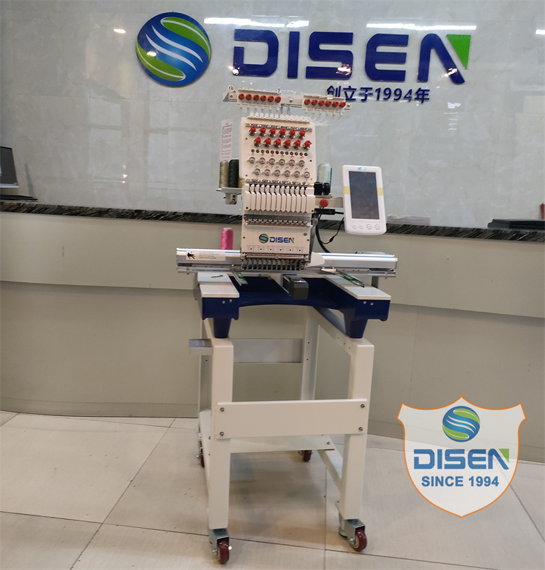 DS-W1201 Автоматизированная вышивальная машина с одной головкой для этикеток для китайской фабрики