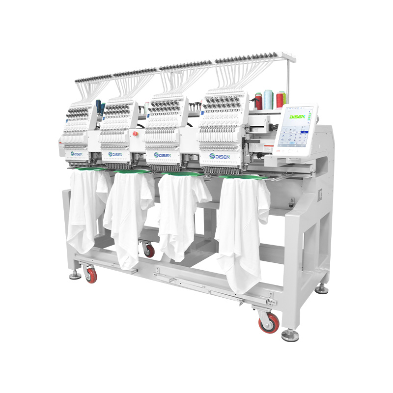 DS-1504 компьютерная вышиваемая машина 4 головы футболка для шляпы