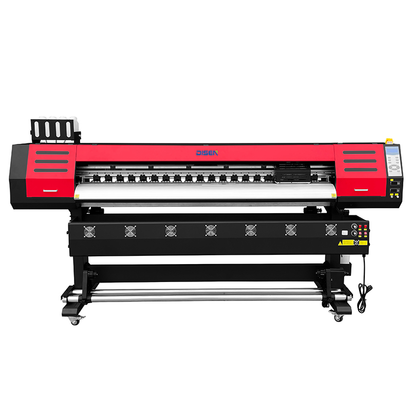 Промышленный экосольвентный струйный принтер с двойной головкой XP600 шириной 1,6 м, 1,8 м