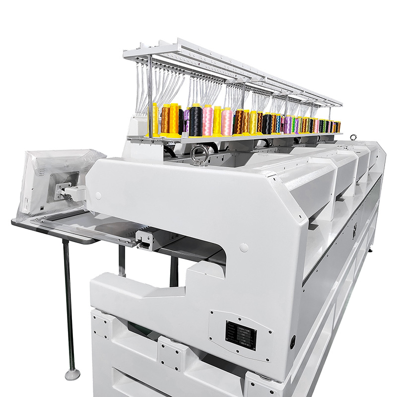 DS-J1208 Восьмиголовочная вышивальная машина для готовой одежды Многоголовочная вышивальная машина для текстильной промышленности