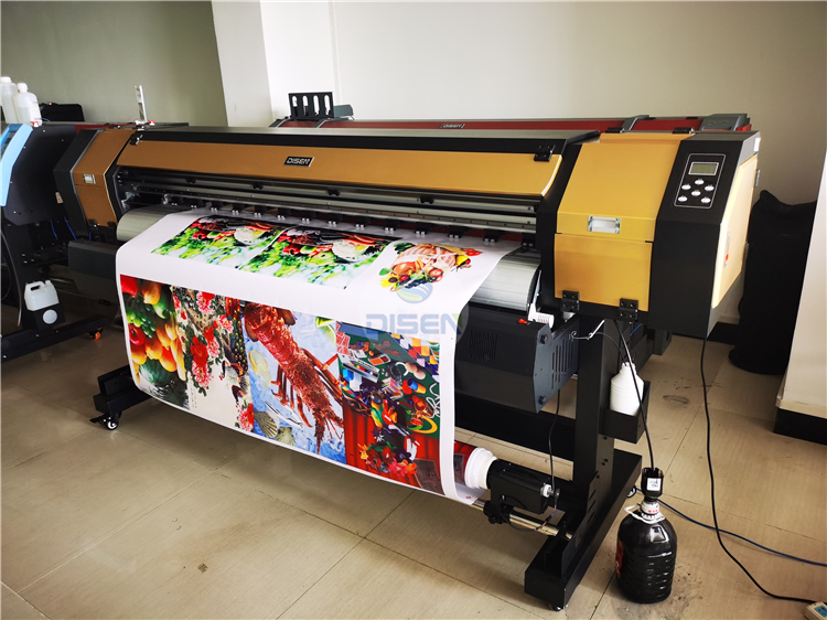  1,8 м Xp600 Печатающая головка Плоттер Широкоформатный холст Виниловый баннер Плакат Струйный экосольвентный принтер
