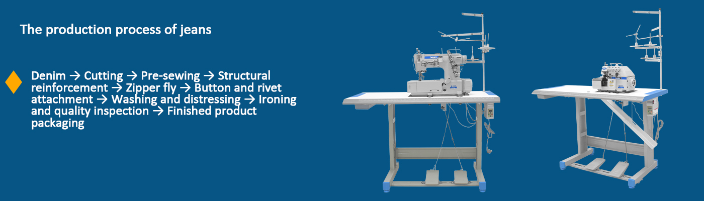 Процесс производства джинсов