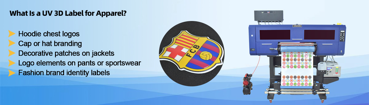 Что такое УФ-3D-этикетка для одежды