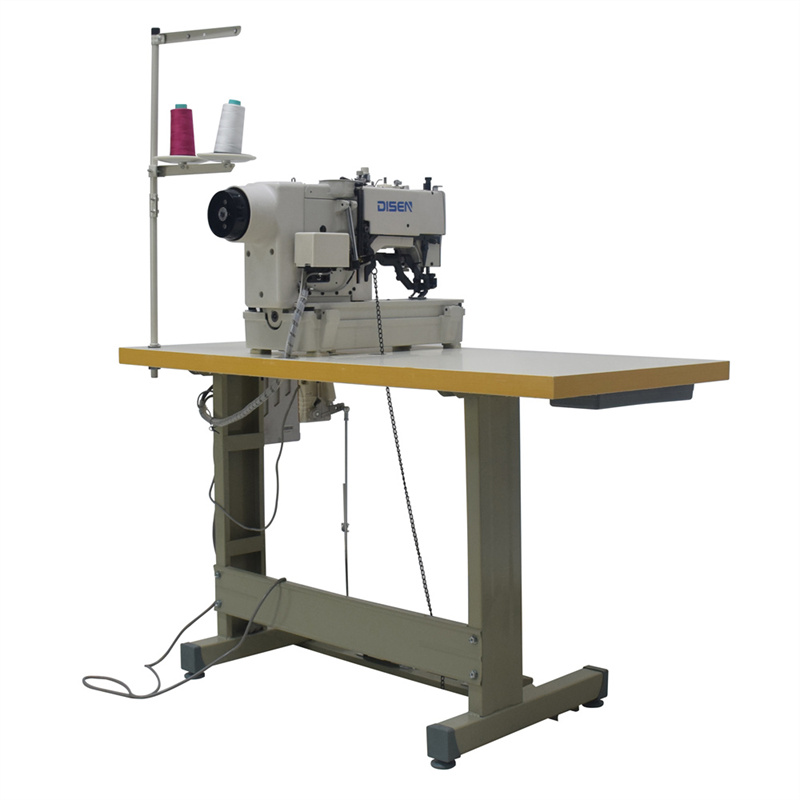 DS-781D Промышленная высокоскоростная швейная машина с петлями для футболок, спортивной одежды, прямая петлевая машина
