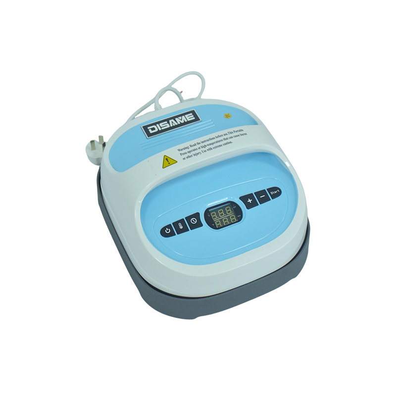 Ручная машина для сублимационного термопрессования с защитной базой, мини-теплопередача для футболок