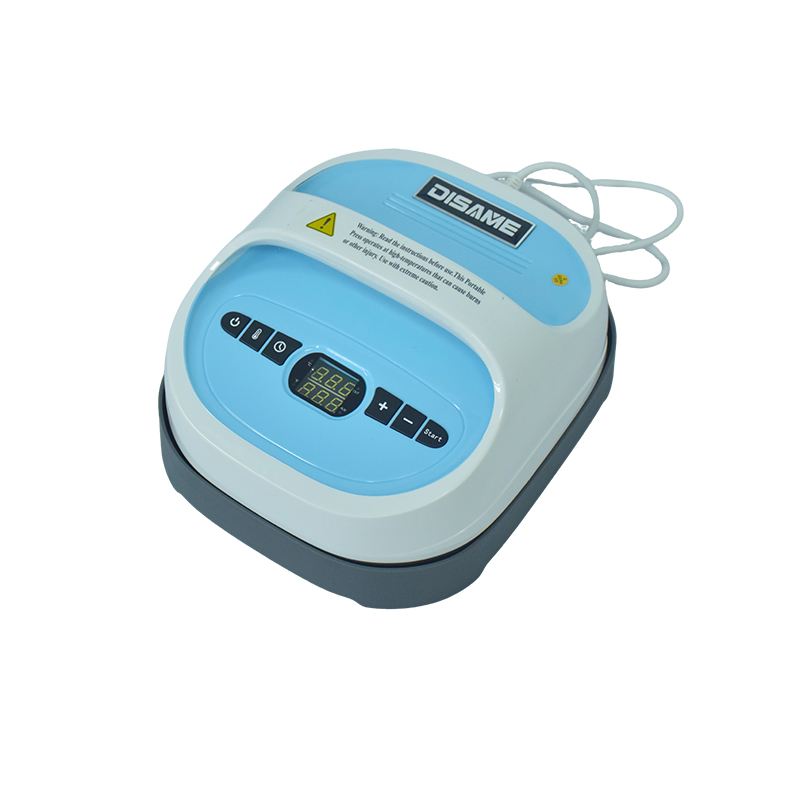 Ручная машина для сублимационного термопрессования с защитной базой, мини-теплопередача для футболок